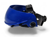 MCR Safety 103 Ratchet Headgear  Face Shield Bagged Together Polycarbonate Face