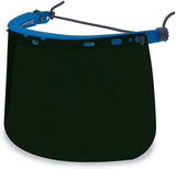 101 DIELECTRIC NYLON FACE SHIELD BRACKET FOR HARDHAT, BLUE, (PACK OF 6)