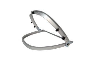 MCR 102 Face Shield Bracket For Cap-Style Hard Hats Silver Lightweight