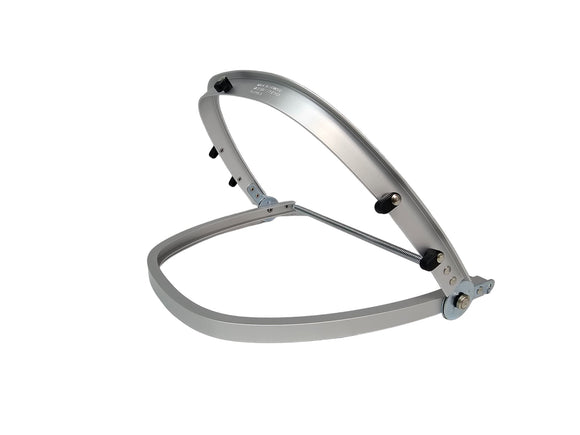 MCR 102 Face Shield Bracket For Cap-Style Hard Hats Silver Lightweight