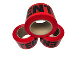 Barricade Tape, 3 IN. x 300 FT. Roll, Red "Danger Do Not Enter"