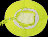 Ironwear 1271-L Booney Hat with Adjustable Neck Strap, Lime Green