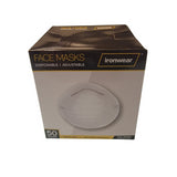 Ironwear Disposable face mask with head straps and adjustable nose bridge Box of
