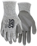 1 Dozen MCR Safety 92752 Cut Pro 13 Gauge HyperMax Shell Cut, Abrasion and Puncture Resistant Work Gloves Polyurethane (PU) Coated Palm and Fingertips