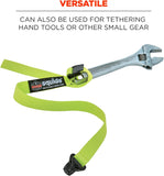Squids 3155 Elastic Hard Hat Lanyard with Clamp - 2lbs / 0.9kg (2 PACK)