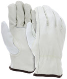 MCR Safety 32113 Leather Drivers Work Glove CV Grade Cow Grain 1 Dozen