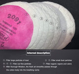 3M 2091 p100 Particulate Dust Filters Set Of 2