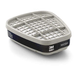 3M 6001 Niosh-Approved Organic Vapor Cartridge For Organic Vapors, Cleaning, Pai
