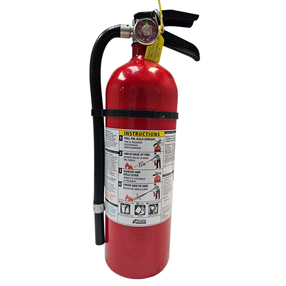 Fire Extinguisher Dry Chemical,UL rated 3-A, 40-B:C 5 lb