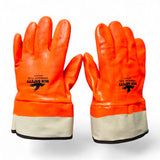 MCR 6521SCO PVC Coated Insulated Gloves Double Dipped Hi-Vis Orange (12-Pairs)