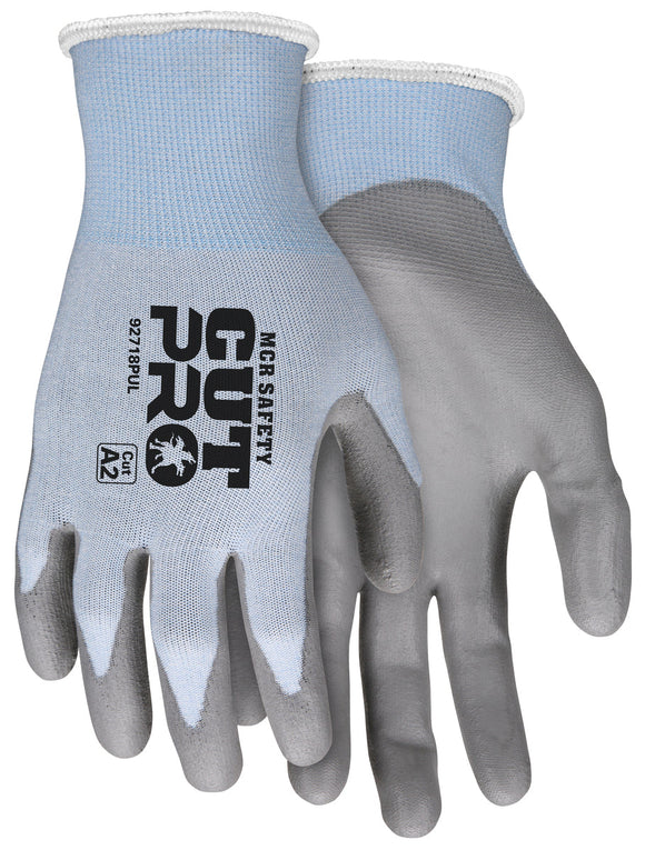 MCR Safety 92718PU Cut Pro 18 Gauge Hypermax Shell Cut, Abrasion and Puncture Re
