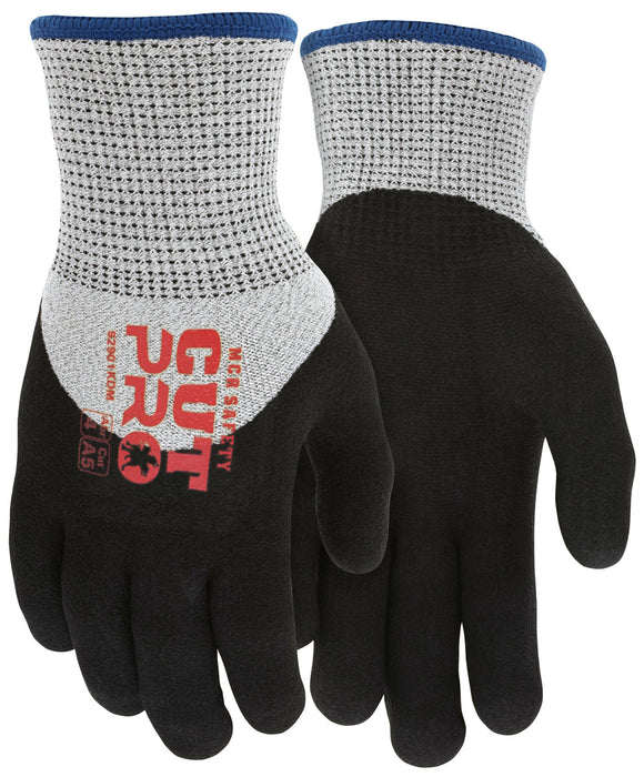 MCR Safety 92901KD Abrasion & Puncture Resistant Work Gloves Insulated, 12 PACK