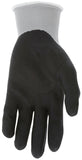 12 Pairs of MCR Safety 9673 NXG Work Gloves 13 Gauge Gray Nylon Black Nitrile Fo