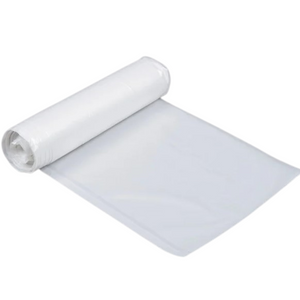 36" x 60" Clear Unprinted Waste Bags - 3 Mil 55-60 Gallon