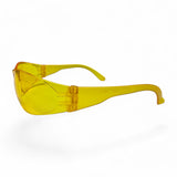 Safety Glasses CL114 Checkmate, Amber Lens, Non-Slip Bayonet Temples, 12-Pack