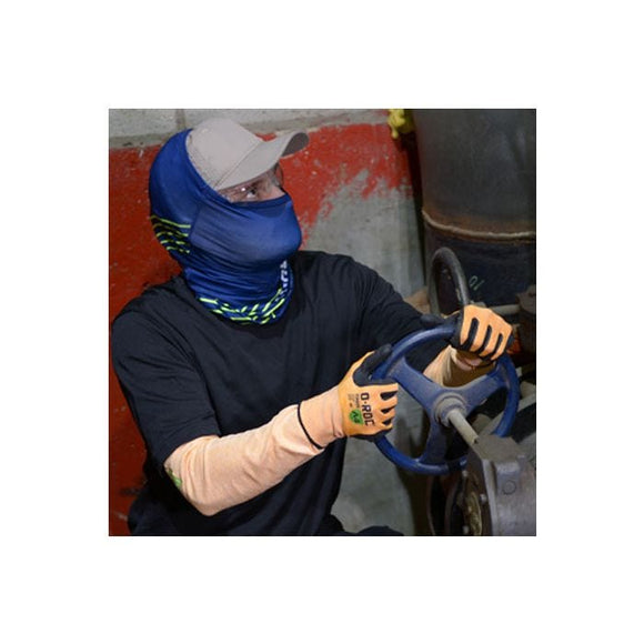 Magid Cool Powered by Mission D0S04150 Navy Blue Cooling Neck Gaiter and Face Co
