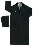 MCR Safety FR267C .35mm Limited Flammability PVC/Polyester 60" Rider Coat, Detac