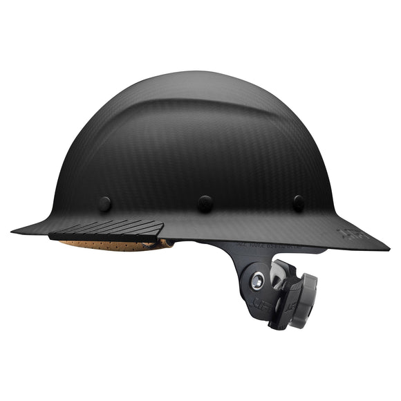 HDFM-17Kg Dax Carbon Fiber Full Brim Hardhat (Matte)