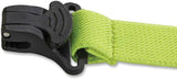 12 Pack Of Hi-Vis Green Elasticated Hard Hat Safety Lanyard With Clamp