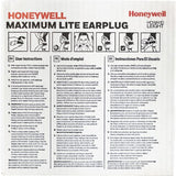 Howard Leight By Honeywell LPF-30 Max Lite Single-Use Earplugs, Corded, 30NRR, G