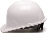 16-Pyramex HP14110 SL Series Cap Style Hard Hat  White Cap Style 4-Point Ratchet