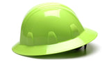 Pyramex Safety SL Series HP24131 Hi Vis Lime Full Brim Style 4-Point Ratchet