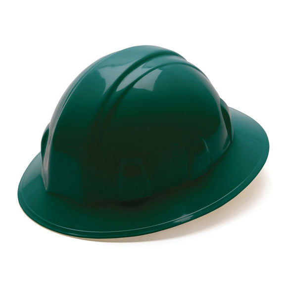 12-Pyramex Safety SL Series HP24135 Full Brim Hard Hat, 4-Point Ratchet Suspensi