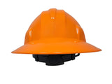 PYRAMEX SL SERIES FULL BRIM HARD HAT HP24140 ORANGE STYLE 4-POINT RATCH