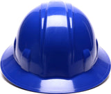 12-Pyramex SL Series Full Brim Hard Hat HP24160 Blue Full Brim Style 4-Point Rat