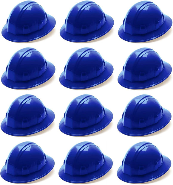 12-Pyramex SL Series Full Brim Hard Hat HP24160 Blue Full Brim Style 4-Point Rat