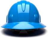 Pyramex SL Series Full Brim Hard Hat HP24162 Light Blue Full Brim Style 4-Point