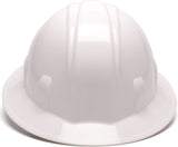 Pyramex HP26110 SL Series Full Brim Hard Hat - 6-Point Ratchet Suspension - Whit