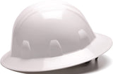 Pyramex HP26110 SL Series Full Brim Hard Hat - 6-Point Ratchet Suspension - Whit