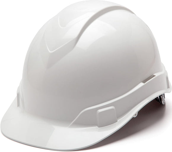 Pyramex Ridgeline Cap Style Hard Hat HP44110 White Cap Style 4-Point Standard Ra