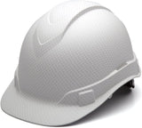 Pyramex Ridgeline Cap Style Hard Hat HP44116 Matte White Graphite Pattern Cap St