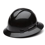 Pyramex - HP54117S Shiny Black Graphite Pattern Full Brim Style 4-Point Standard