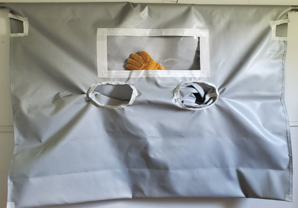 High temp glove bag 700F