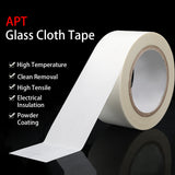 High-Temp Glass Cloth Tape 2" x 36 yds 7 Mils (2 Rolls Pack)