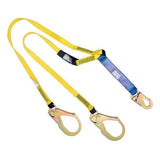 Palmer Safety L112211 Lanyard 6 FT.  with Internal Shock Absorber, Rebar Hooks,
