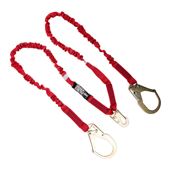 Palmer Safety L122233  Lanyard 6 FT.  with Internal Shock Absorber, Rebar Hooks,