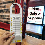 Scaffolding Peel and Stick Inspection Record Tags (25 Pack)