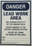 Lead Hazard Paper Sings 10"x14" (100/pk)