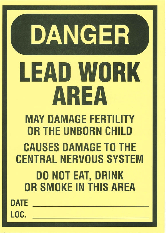 Lead Hazard Paper Sings 10