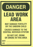 Lead Hazard Paper Sings 10"x14" (100/pk)