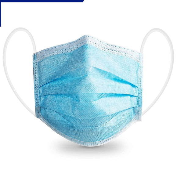 Standard  Ear Loops Disposable 3 Layer Face Mask 10 Pack