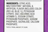 Qwik Stik Sugar Free Drink Mix Powder 0.11 oz., Grape, Pk50