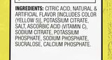 Qwik Stik Sugar Free Drink Mix Powder 0.11 oz., Lemonade, Pk50