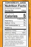 Qwik Stik Sugar Free Drink Mix Powder 0.11 oz., Orange, Pk50