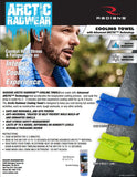 Radians RCS-CD1 Arctic Radwear Cooling Towel (Pack 24,) Blue Color
