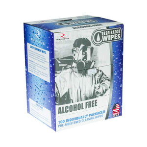 Radians RWAF-100 Respirator Wipes Alcohol free